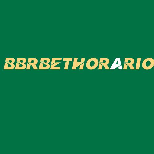 Logo da BBRBETHORáRIO